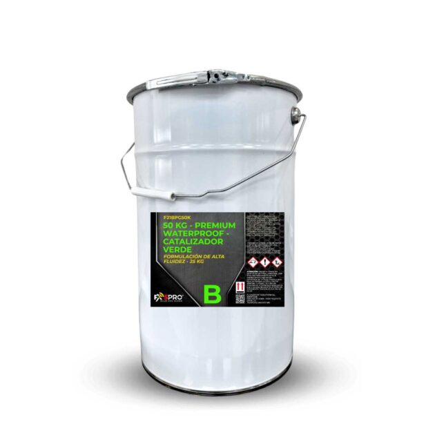 25 KG - PREMIUM WATERPROOF - CATALIZADOR VERDE